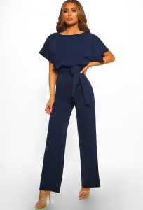 Batwing Sleeve Jumpsuit